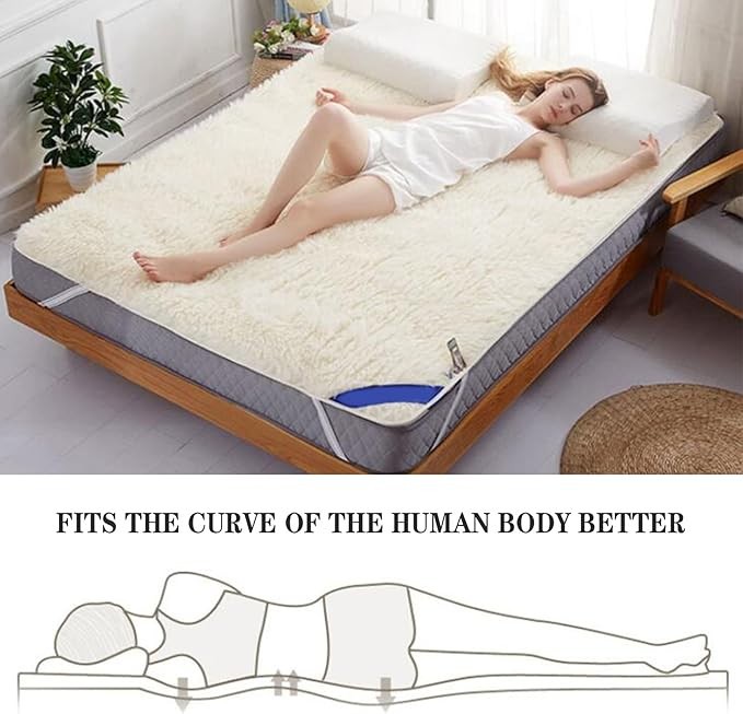 Thicken Warm Wool Bed Pad price